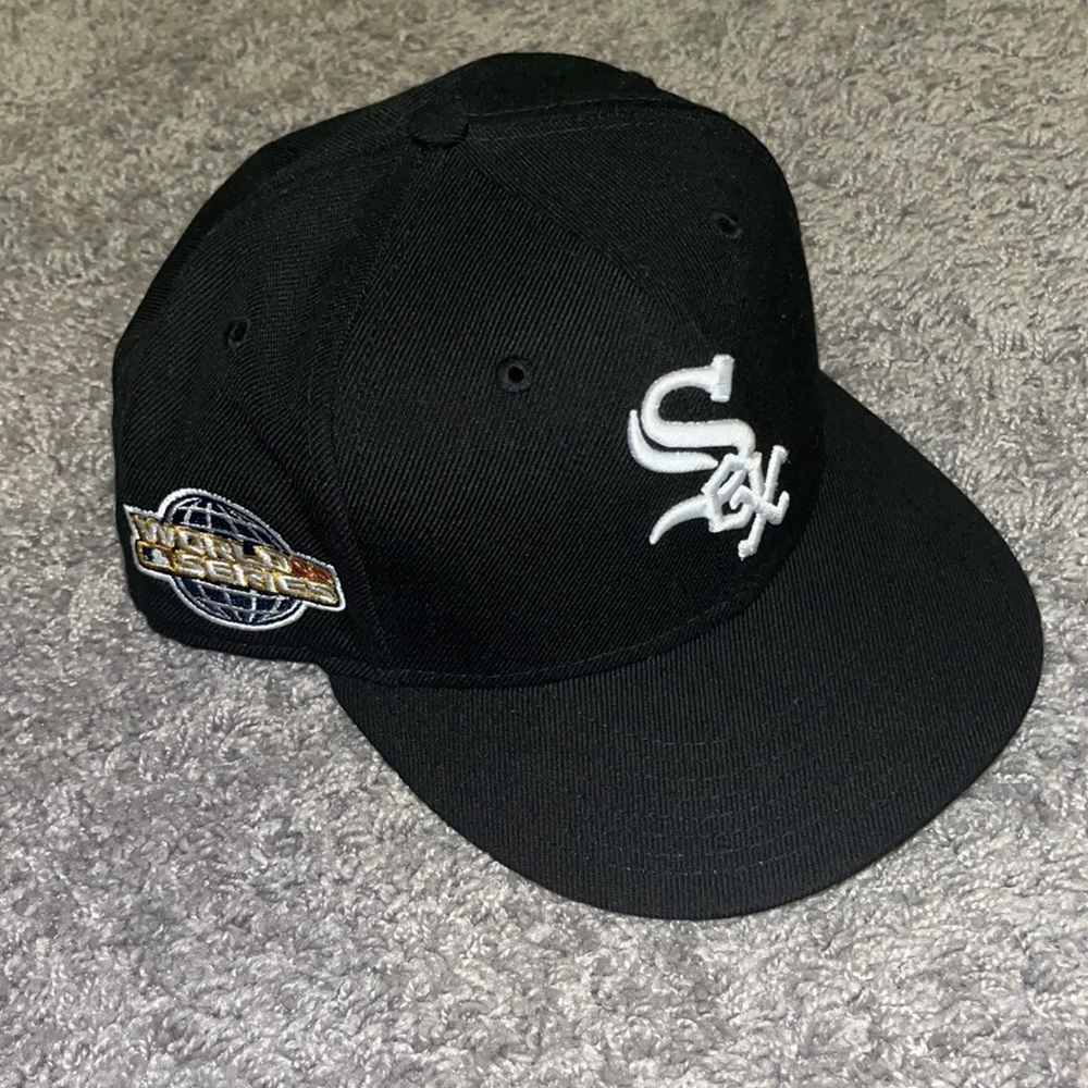 Black Red Sox hat